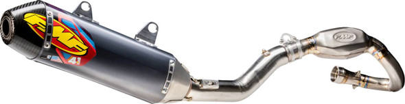 Fmf - 042413 - Factory 4.1 RCT Exhaust System with Carbon Cap - MegaBomb Header - Stainless Steel - KX 250