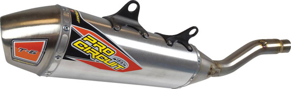 Pro Circuit - 0152225A - T-6 Slip-On Muffler - Stainless Steel