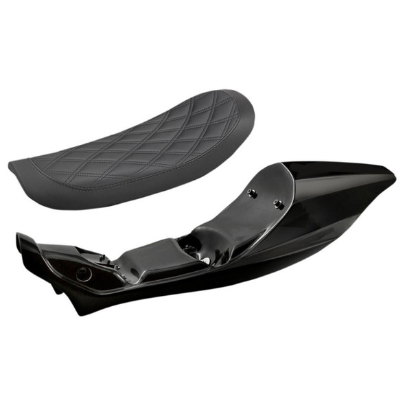 Saddlemen - Ronan LS Seat Full Tail Kit fits '04-Up XL Models W/ 2.1 Gallon Tank (Exc. '21 Sportster S/RH1250S Models)