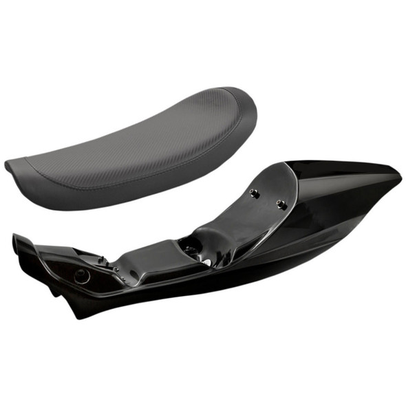 Saddlemen - Ronan CF Seat Full Tail Kit fits '04-Up XL Models W/ 2.1 Gallon Tank (Exc. '21 Sportster S/RH1250S Models)
