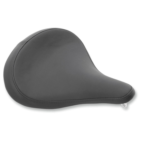 Drag Specialties - Black Vinyl Large Spring Solo Seat, Smooth