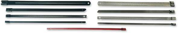 Cycle Performance Prod. - CPP/9070-20 - Standard Clamps - Silver - 8" - 20 Pack