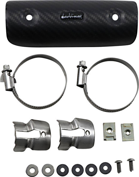 Leovince - 6685 - Universal Clamp-On Heat Shield - Medium