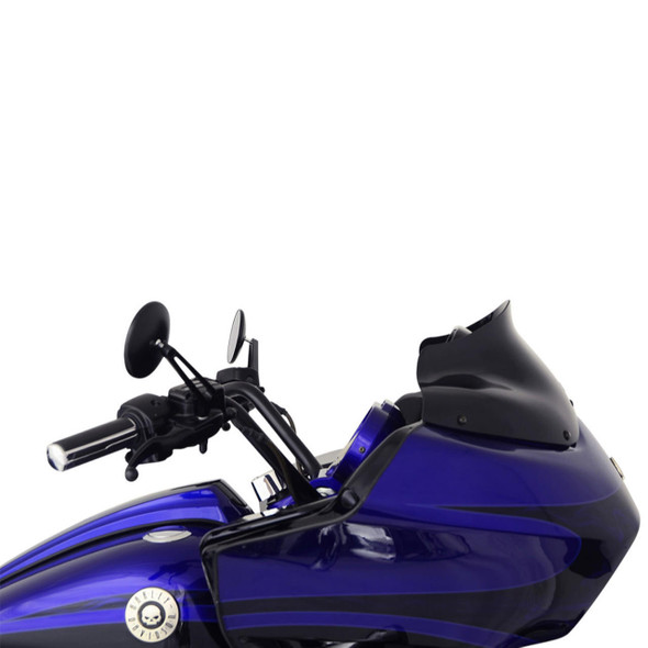 Klock Werks - 8" Black Flare™ Windshield fits '98-'13 Road Glide Models