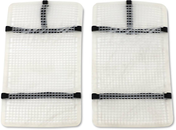 Moose Offroad - Mud Radiator Cover - White - Husqvarna