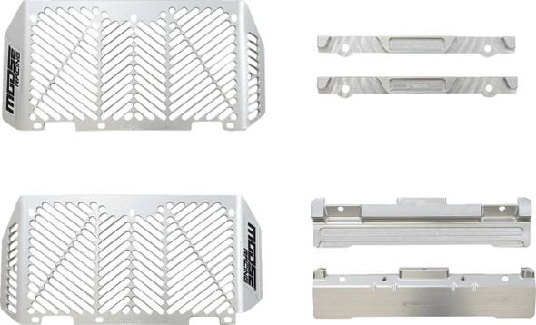 Moose Offroad -  - Billet Radiator Guards - Silver - Yamaha