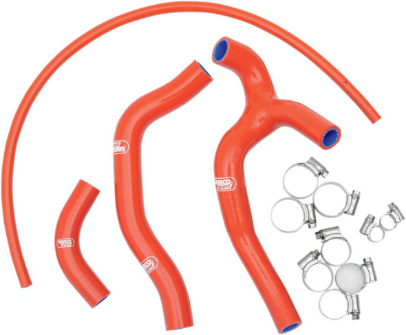 Moose Offroad - Race Fit Radiator Hose Kit - Red - Honda