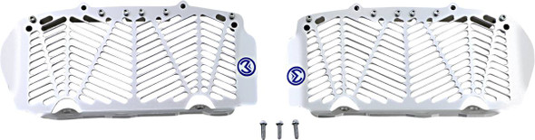 Moose Offroad - Billet Radiator Guards - Silver - Gas Gas/Husqvarna/KTM
