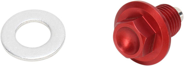 Moose Offroad -  - Magnetic Drain Plug - Red - Honda