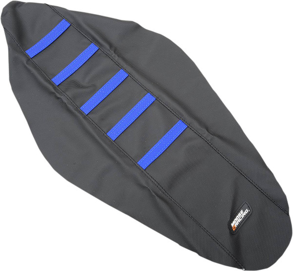 Moose Offroad - Ribbed Seat Cover - Black Cover/Blue Ribs - Husqvarna
