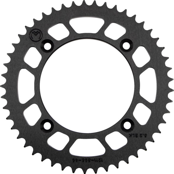 Moose Offroad -  - Rear Sprocket - Aluminum - 49 Tooth - Black - Husqvarna/KTM