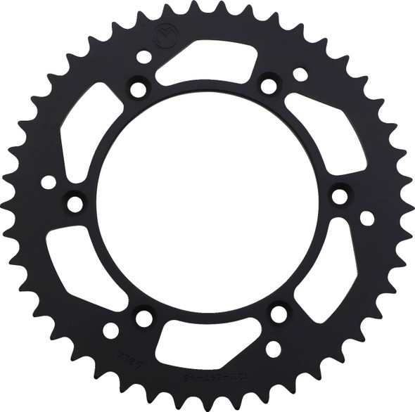 Moose Offroad -  - Rear Sprocket - Aluminum - 45 Tooth - Black - Husaberg/Husqvarna/KTM