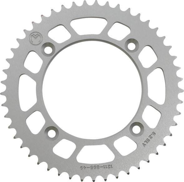 Moose Offroad -  - Rear Sprocket - Aluminum - 49 Tooth - Silver - Husqvarna/KTM