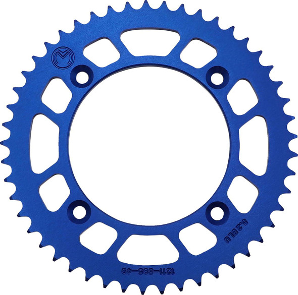 Moose Offroad -  - Rear Sprocket - Aluminum - 49 Tooth - Blue - Husqvarna/KTM