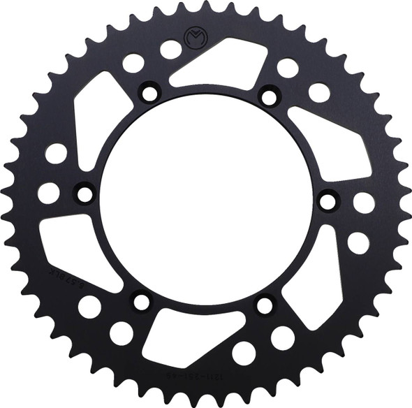 Moose Offroad -  - Rear Sprocket - Aluminum - 49 Tooth - Black - Yamaha