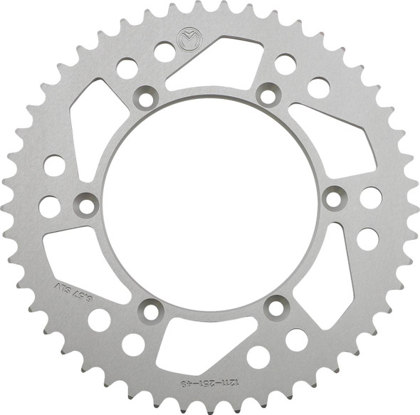 Moose Offroad -  - Rear Sprocket - Aluminum - 49 Tooth - Silver - Yamaha