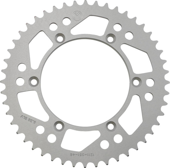 Moose Offroad -  - Rear Sprocket - Aluminum - 48 Tooth - Silver - Yamaha