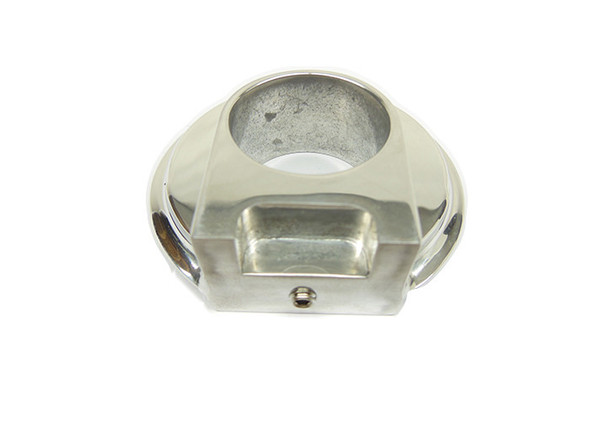 LC Fabrications - Harley Davidson Clutch Switch Housing Delete - Polished