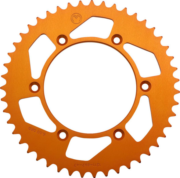 Moose Offroad -  - Rear Sprocket - Aluminum - 47 Tooth - Orange - Husaberg/Husqvarna/KTM