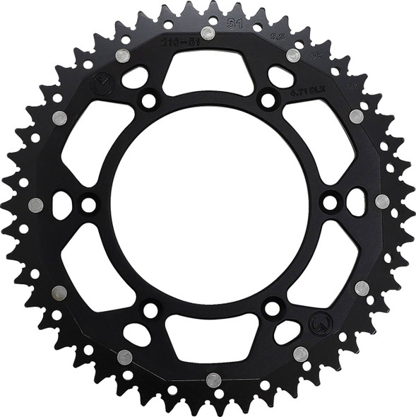 Moose Offroad -  - Dual Sprocket - 51 Tooth - Black - Honda