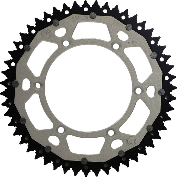 Moose Offroad -  - Dual Sprocket - 51 Tooth - Silver - Yamaha