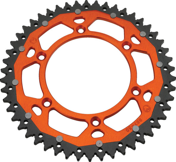 Moose Offroad - Dual Sprocket - 50 Tooth - Orange - Husqvarna/Husaberg/KTM