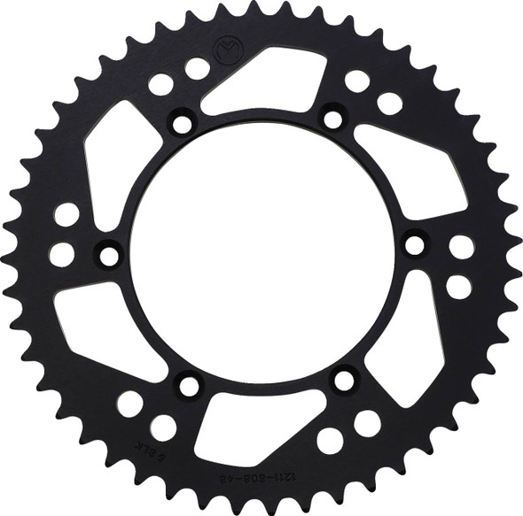 Moose Offroad -  - Rear Sprocket - Aluminum - 48 Tooth - Black - Kawasaki/Suzuki