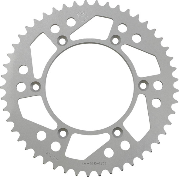 Moose Offroad -  - Rear Sprocket - Aluminum - 49 Tooth - Silver - Honda
