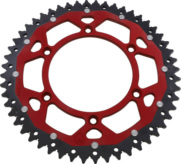 Moose Offroad -  - Dual Sprocket - 52 Tooth - Red - Gas Gas