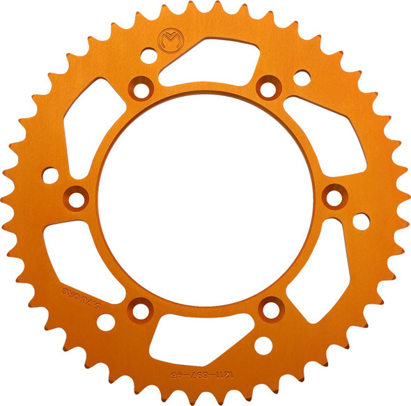 Moose Offroad -  - Rear Sprocket - Aluminum - 46 Tooth - Orange - Husaberg/Husqvarna/KTM
