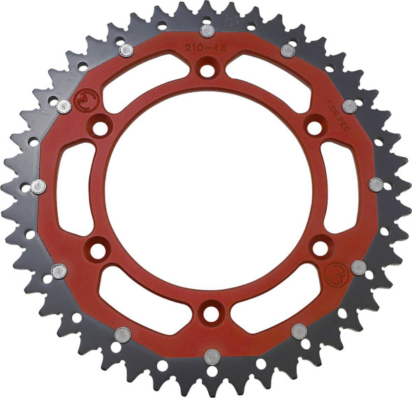 Moose Offroad -  - Dual Sprocket - 48 Tooth - Red - Honda