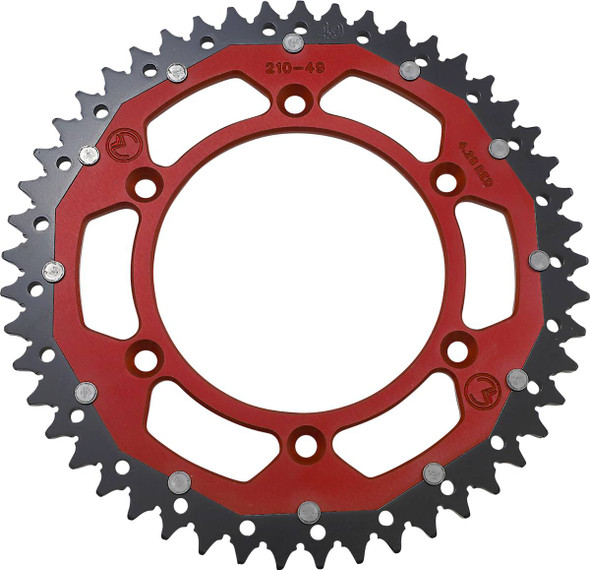 Moose Offroad -  - Dual Sprocket - 49 Tooth - Red - Honda