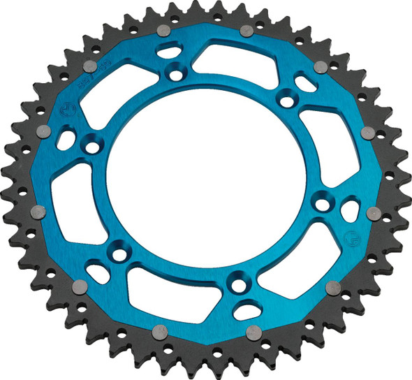 Moose Offroad -  - Dual Sprocket - 50 Tooth - Blue - Yamaha