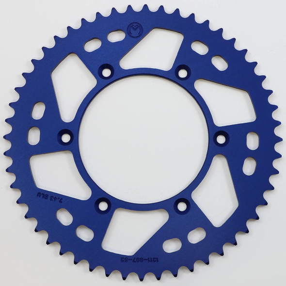 Moose Offroad -  - Rear Sprocket - Aluminum - 52 Tooth - Blue - Husaberg/Husqvarna/KTM