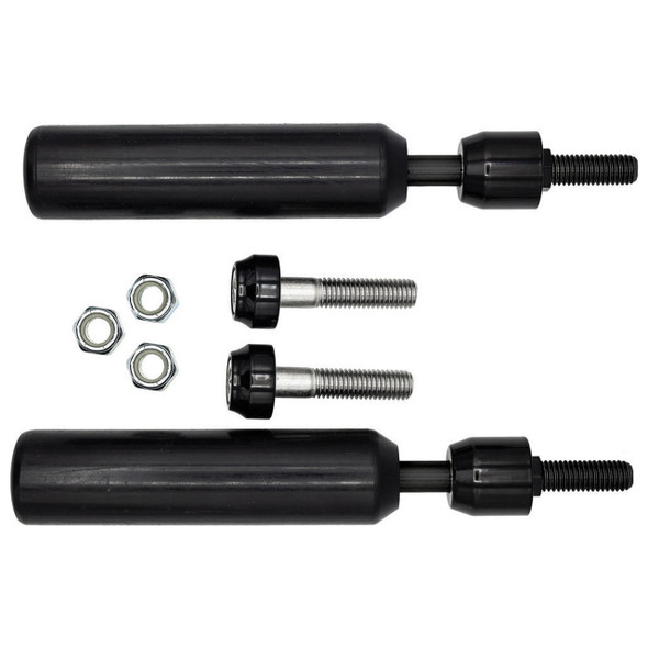 Santoro Fabworx - Shock Mount Sliders fits '09-'17 Dyna Models