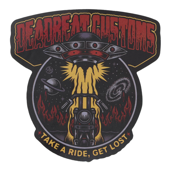 Deadbeat Customs UFO Sticker 