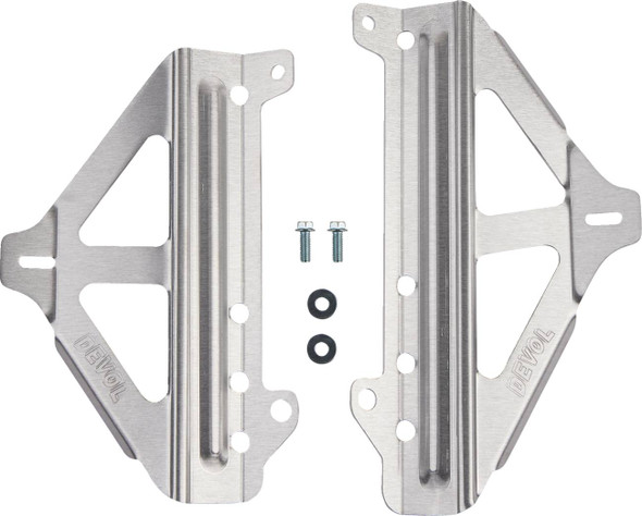 Devol - 0122-2501 - Radiator Race Brace Set - Kawasaki