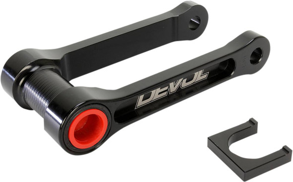 Devol - 0115-2503 - Lowering Link - Lowers 1.25" - Black