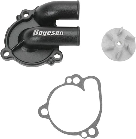 Boyesen - WPK-10B - Impeller/Waterpump Cover - Black - Kawasaki/Suzuki