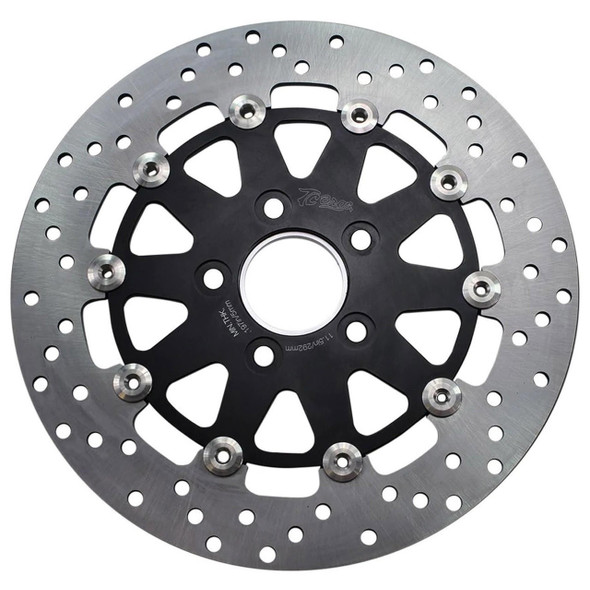 TC Bros Choppers TC Bros - 11.5" Center Hub Mount Rear Floating Brake Rotor fits '84-'23 Harley Models 