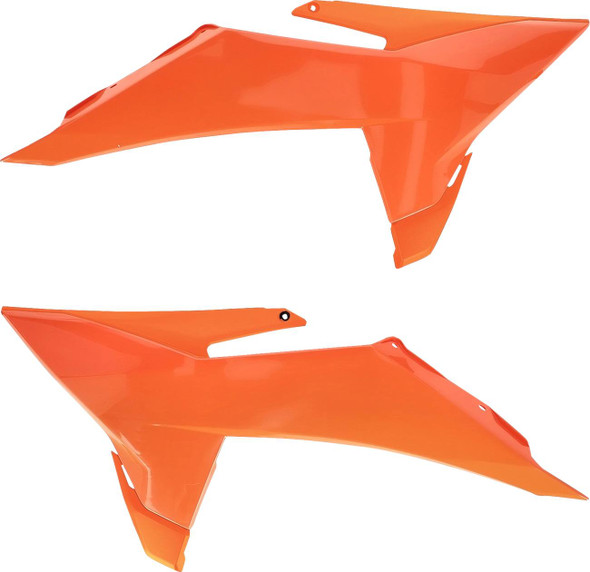 Acerbis - 2987165226 - Radiator Shrouds - '16 OEM Orange - SX 85