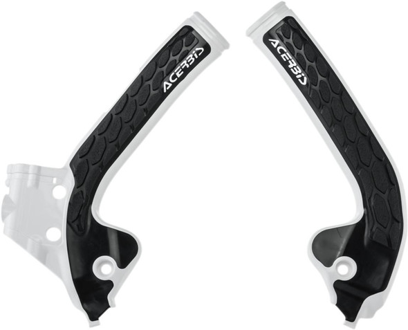 Acerbis - 2686041035 - X-Grip Frame Guards - White/Black - SX85 | TC85 | MC85