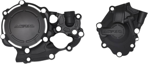 Acerbis - 2856840001 - X-Power Cover Kit - Black - Honda