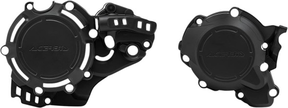 Acerbis - 2872870001 - X-Power Cover Kit - Black - Gas Gas