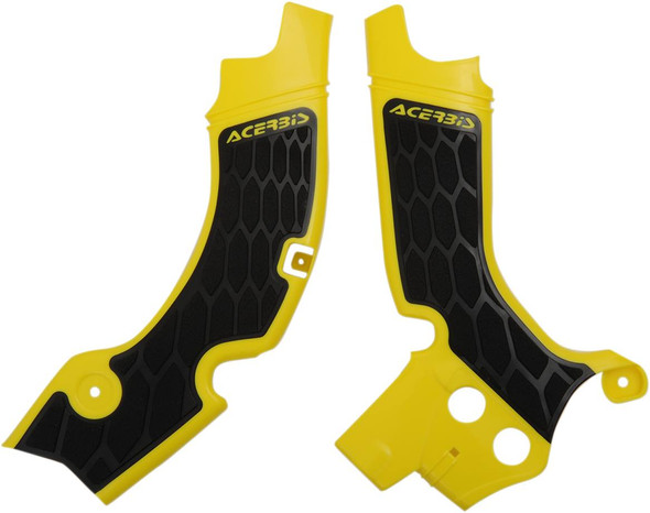 Acerbis - 2630531017 - X-Grip Frame Guards - Yellow/Black - RM-Z 450