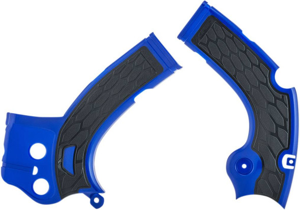 Acerbis - 2640271034 - X-Grip Frame Guards - Blue/Black - Yamaha