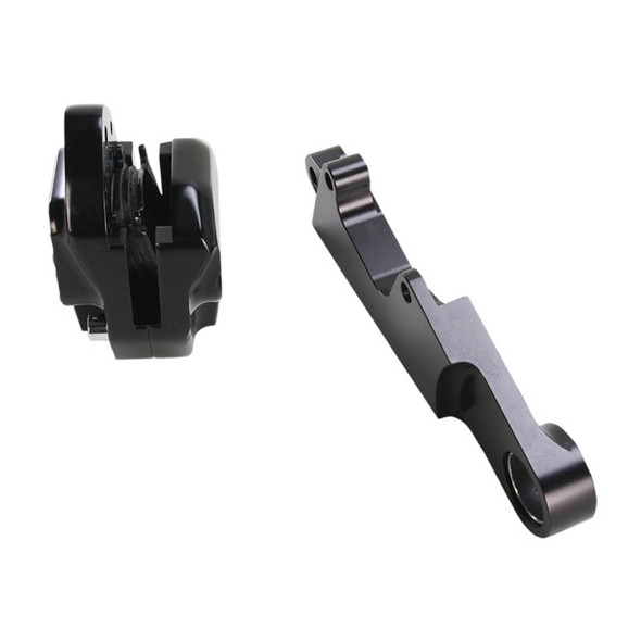 GMA - Classic Black 2-Piston Front Brake B-Caliper fits '88-'06 Softail Springer Models (Exc. FXSTSB Models) (Single Disc)