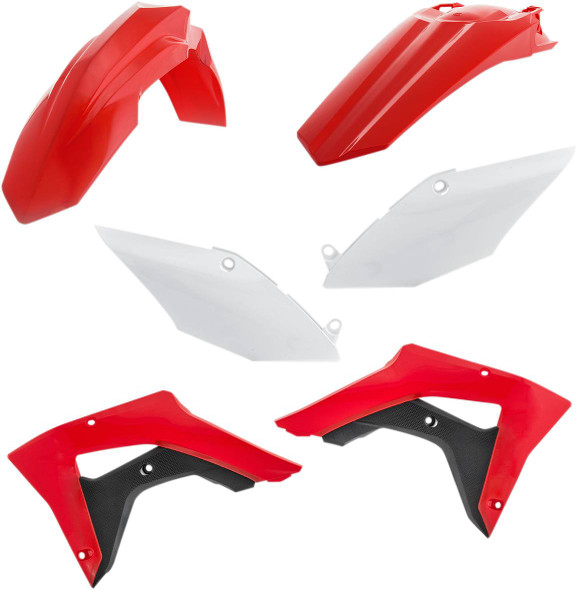 Acerbis - 2645465569 - Standard Body Kit - '17-'20 OEM Red/Black/White - Honda - CRF '17-'21