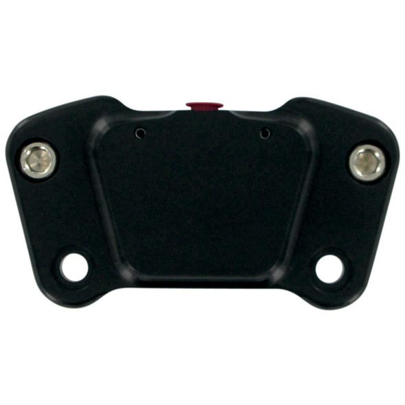 GMA - Smooth Black 2-Piston Custom Rear A-Caliper fits Big Twin Rigid Frames W/ 10" Rotor, Includes Linkage Rod