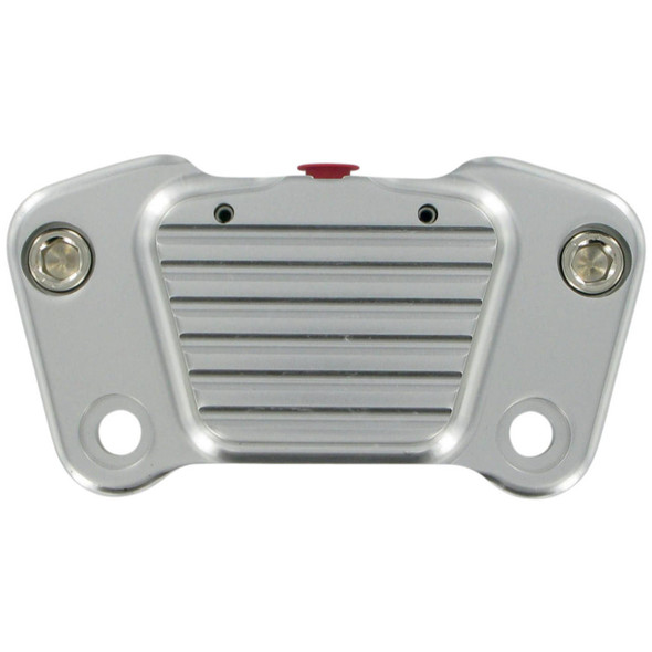 GMA - Classic Clear Anodized 2-Piston Custom Rear A-Caliper fits Big Twin Rigid Frames W/ 10" Rotor, Includes Linkage Rod